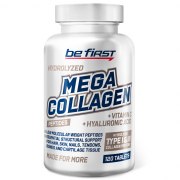 Заказать Be First Mega Collagen + hyaluronic acid + vitamin C 120 таб