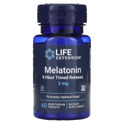 Заказать Life Extension 6 hour time release Melatonin 3 мг 60 вег таб