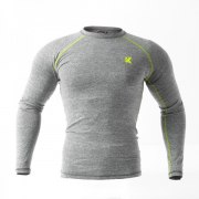 Заказать Kayten Sport Рашгард Мужской Melange (Grey&Green)