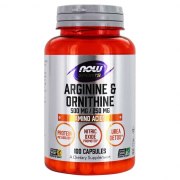 Заказать NOW Arginine&Ornithine 100 капс