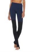 Заказать DFF Леггинсы Basic Lavender high-waist (черный-сиреневый)
